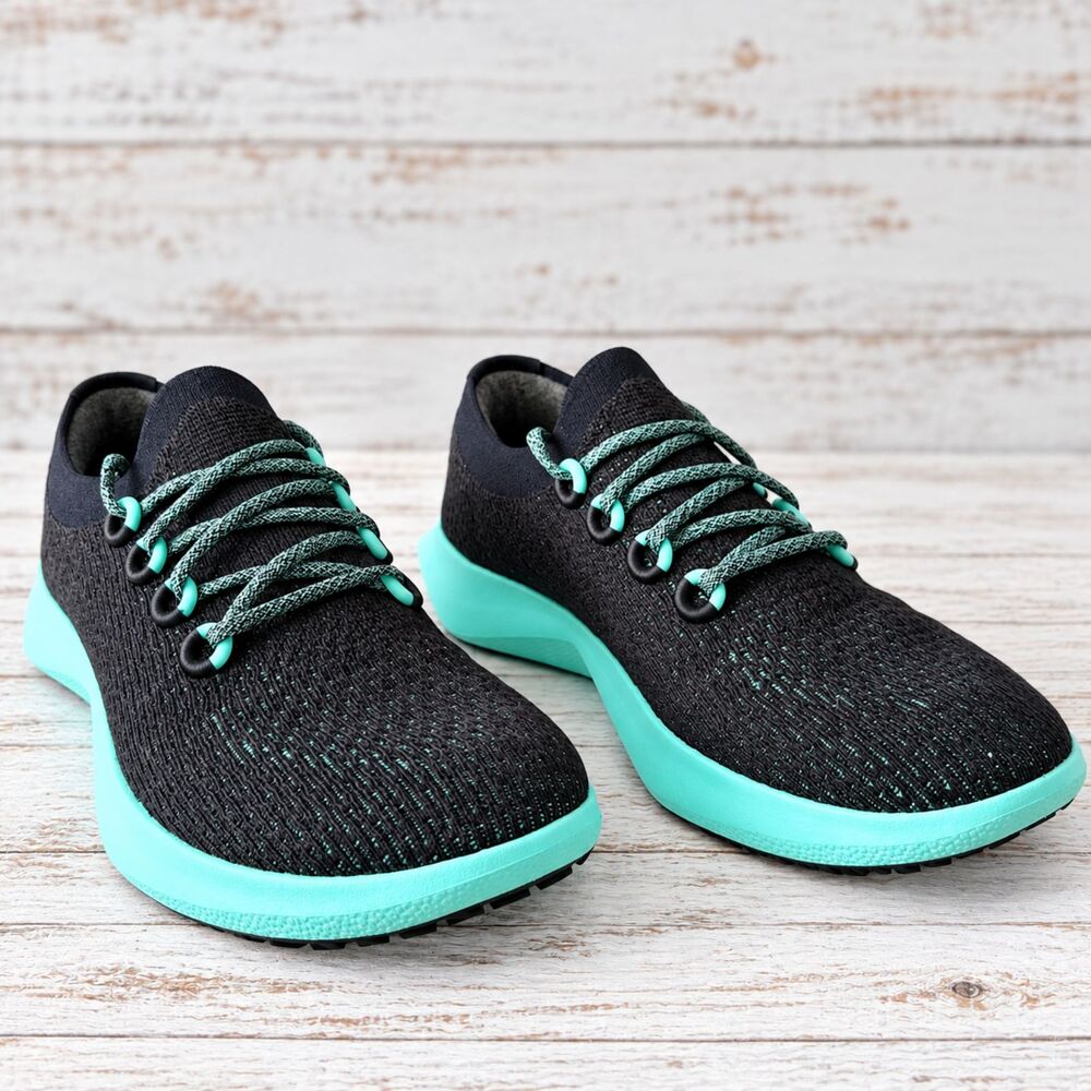 NWOB Allbirds Tree Dasher 2 Motivation Men’s 13 Black Flash Blue #1293